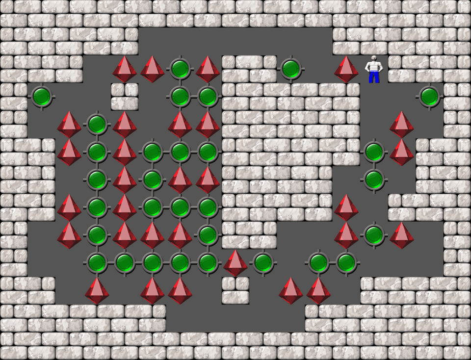Сокобан More Bugs collections уровень 614